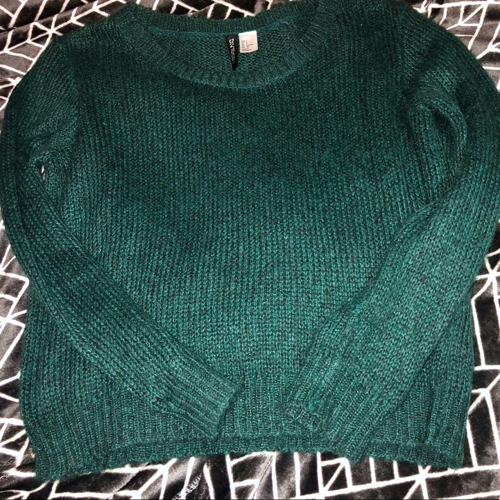 Green Knit Sweater